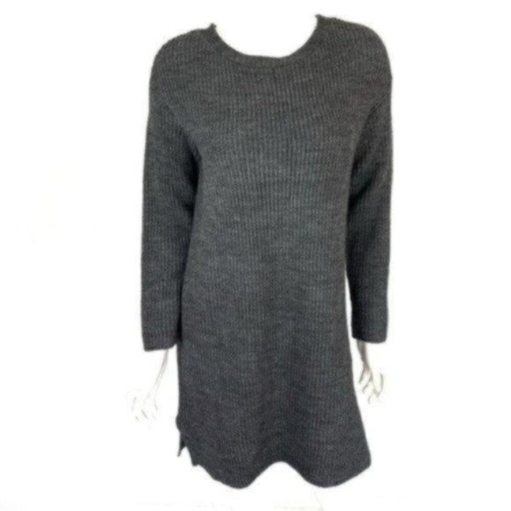 J. Crew Sweater Dress Size Small Gray Knitβ